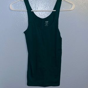 Green Old Navy Fitted Tank